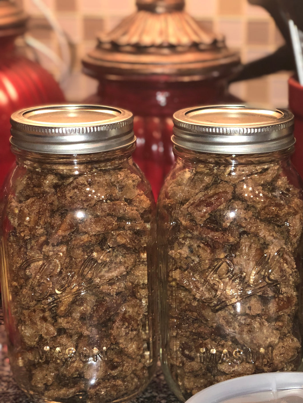 Candied Coated Pecans